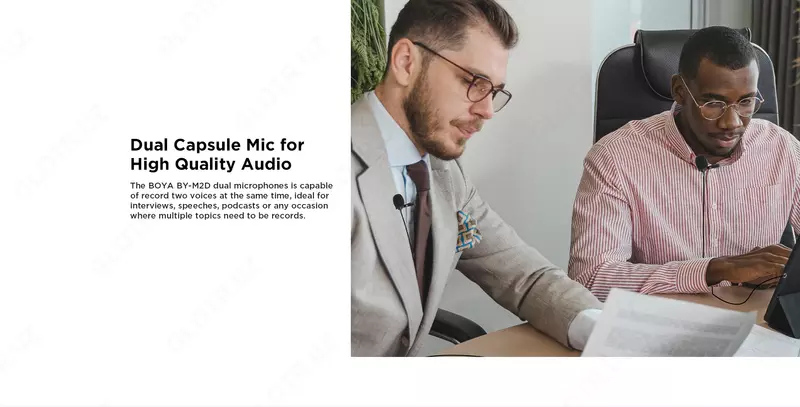 Boya by-M2d er-xotin menteşeli mikrofon