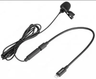 Boya by-m2 adapterli lapelli mikrofon