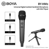 Кардиоидный ручной микрофон BOYA BY-HM2 Только в розницу