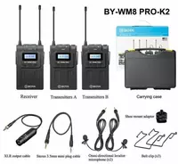 Беспроводная микрофонная система BOYA BY-WM8 PRO-K2 - 2 048 000 сум