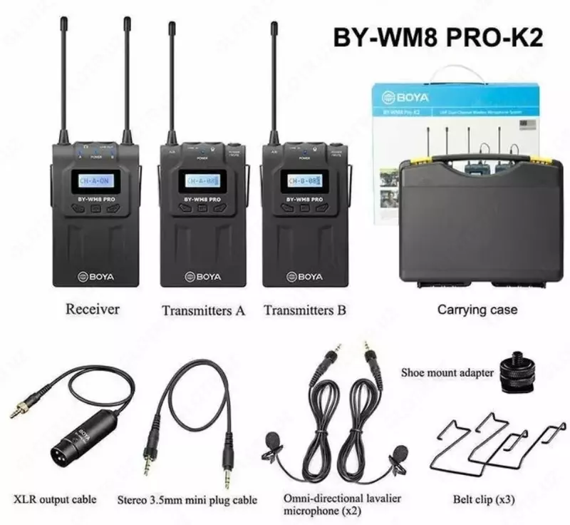 Беспроводная микрофонная система BOYA BY-WM8 PRO-K2