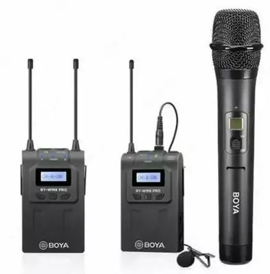 Boya by-whm8 PRO simsiz tizimi uchun mikrofon Boya by-whm8 PRO simsiz tizimi uchun mikrofon