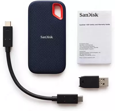 Портативный SSD-накопитель SanDisk 2TB Extreme Portable External SSD