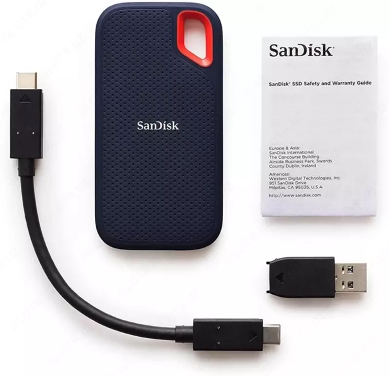 Портативный SSD-накопитель SanDisk 2TB Extreme Portable External SSD