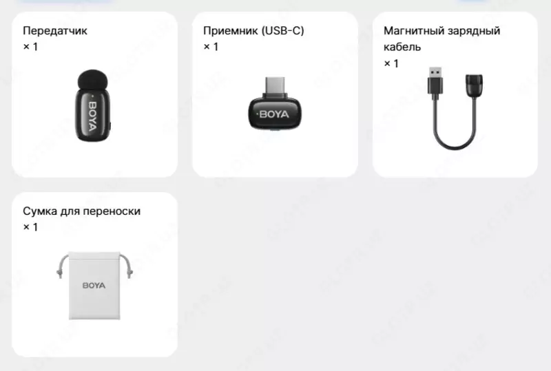 Беспроводная микрофонная система BOYA mini