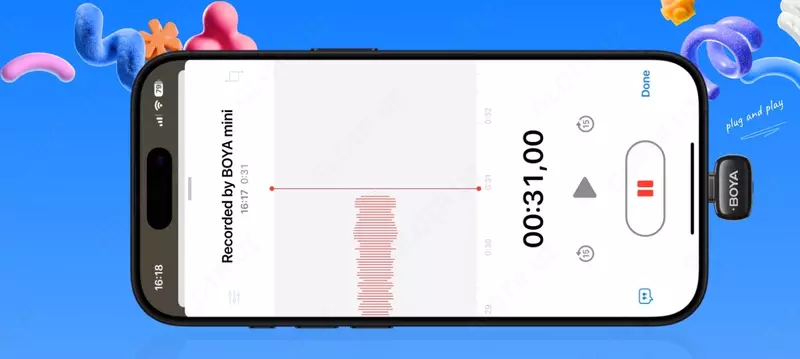 Беспроводная микрофонная система BOYA mini
