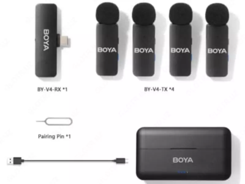 Беспроводная микрофонная система Boya BY-V4U