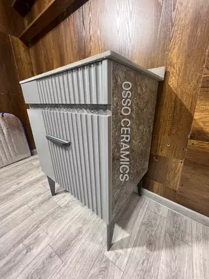 Тумба с раковиной OSSO CERAMICS Silver