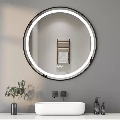 555 000 so'm / dona Xitoyning hammom oynasi 3 rangli LED yoritgichli va metall ramkali tumanga qarshi