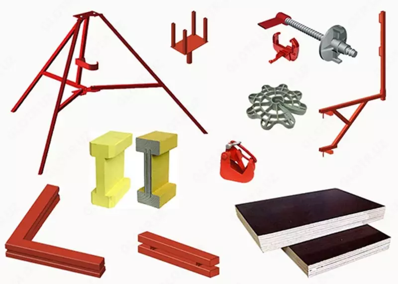 Kichik panelli qoliplar uchun aksessuarlar va quvurlar - по запросу