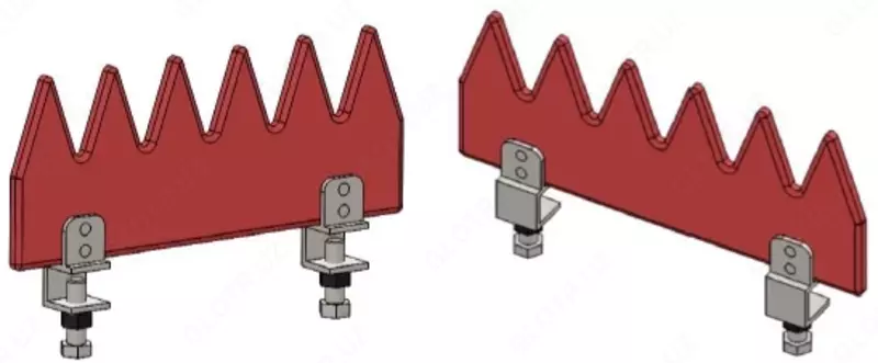 Устройство антиприсадочное зубчатого типа