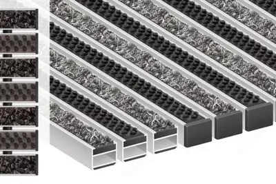 Кафел ва ешик олдига Грязезащитные решетки алюминиевые. Каврадон - 4 000 000 сум / шт.