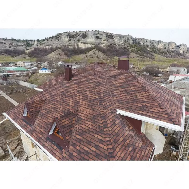 Гибкая черепица произведена по немецким стандартам