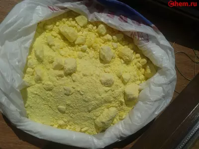 Сера молотая и комовая Оптом и розница