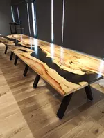 Производство изделий из массива дерева и эпоксидной смолы - по запросу