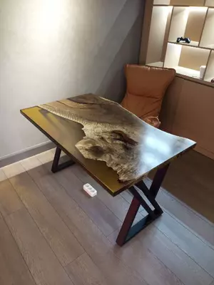 Производство изделий из массива дерева и эпоксидной смолы - Slabmaster.Pro