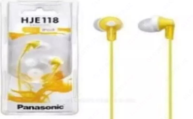 Проводные наушники Panasonic RP-HJE118GUY (Желтые)