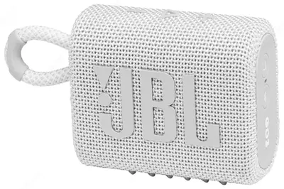 Ультрапортативная колонка JBL GO3 (Белая)