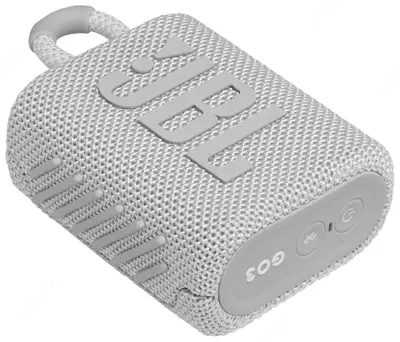  Ультрапортативная колонка JBL GO3 (Белая) - 