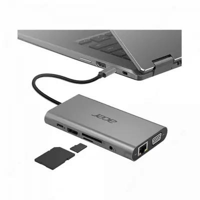   ACER ornatish stansiyasi 11in1 C tipi dongle (HP.DSCAB.010)