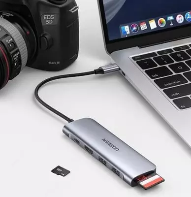  Док-станция Ugreen Docking station 6 in 1 USB-C (70411) - 