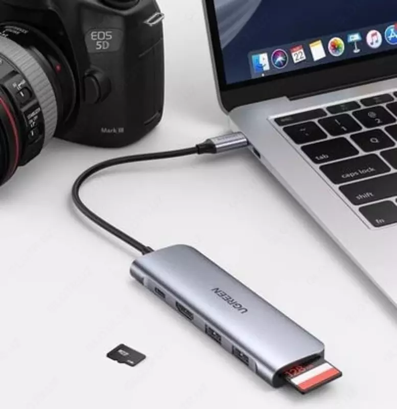  Док-станция Ugreen Docking station 6 in 1 USB-C (70411) - 