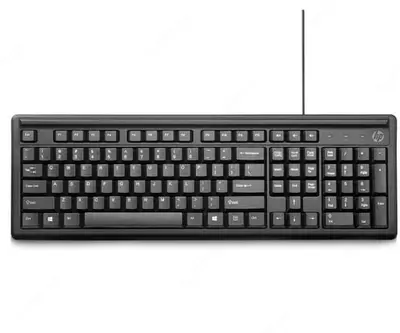  Simli klaviatura HP 100 RUSS (2UN30AA) Qora - 