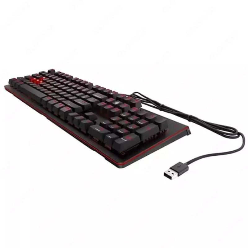 Игровая клавиатура HP OMEN 1100 (1MY13AA) Черная/красная