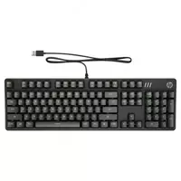  Игровая клавиатура HP Pavilion Gaming 500 (3VN40AA) Черная/зеленая - 