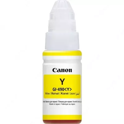 Водорастворимые Чернила Canon GI-490 Y (0666C001AB) 70 мл.