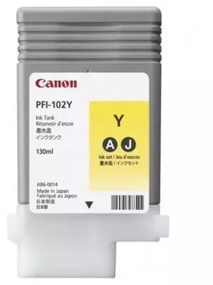 Canon PFI-102 YELLOW kartrij (0898B001AA) 130 ml.