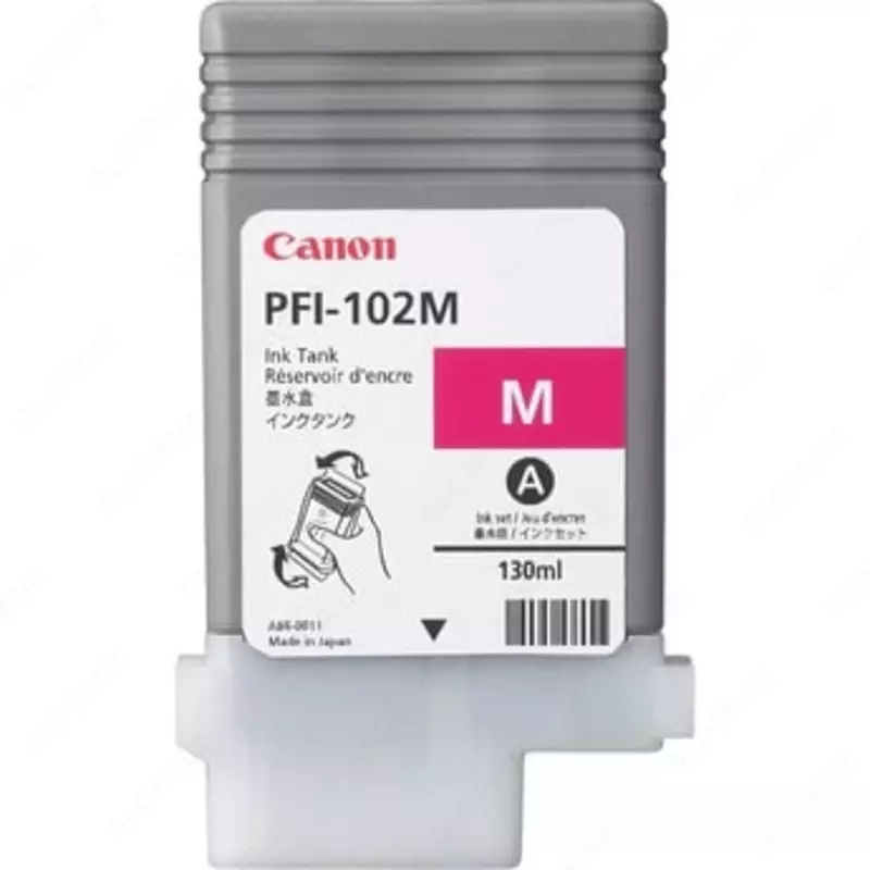 Картридж Canon PFI-102 MAGENTA (0897B001АА) 130 мл.