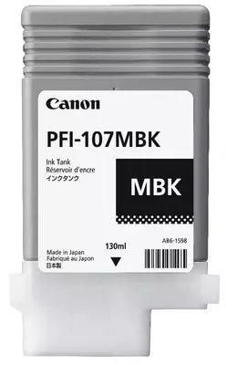 Картридж Canon PFI-107MBK (6704B001AA) 130 мл.
