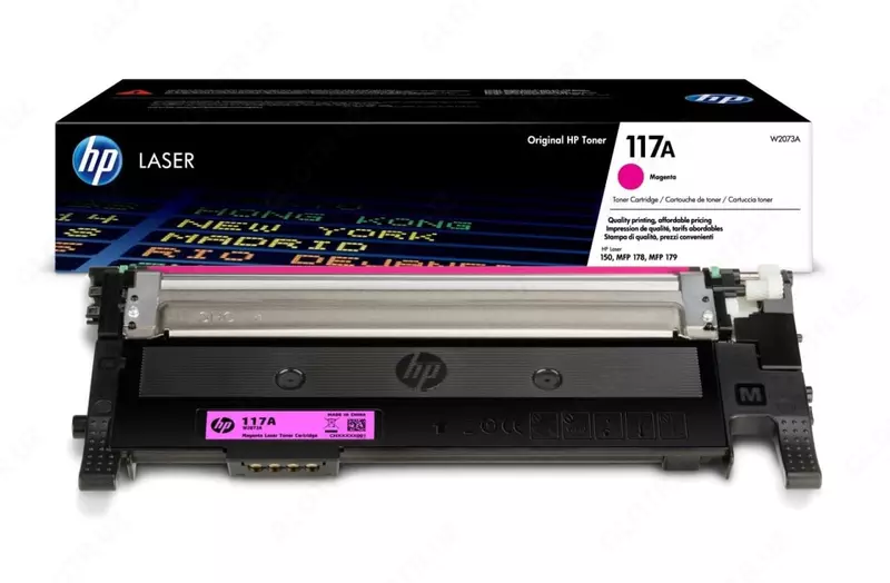 Тонер-Картридж HP 117A (W2073A) Малиновый