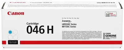  Тонер-Картридж Canon CRG 046Н (1253C002АА) Голубой - 