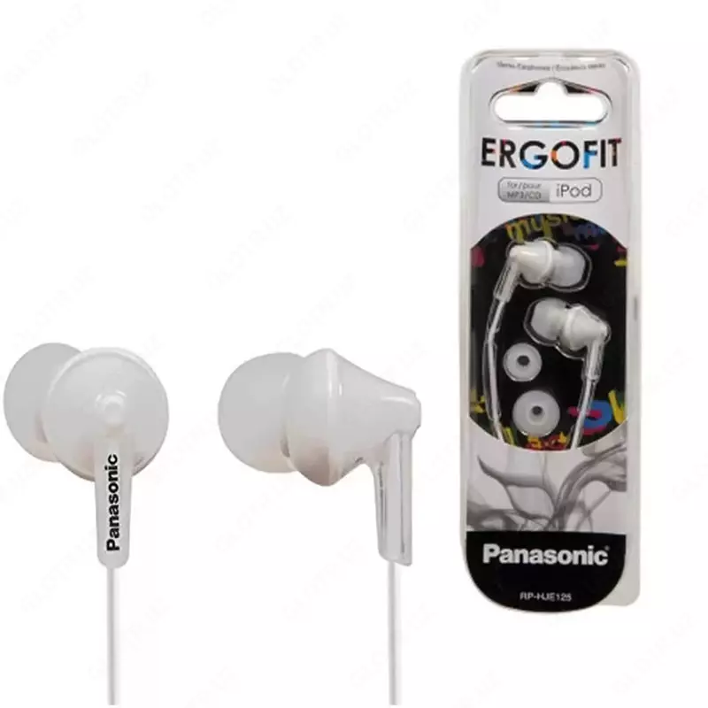 Quloq ichidagi simli Panasonic (RP-HJE125E-Y) / In-ear wired heaphones