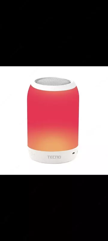 Портативная колонка с подсветкой Tecno Square S2 Bluetooth speaker White