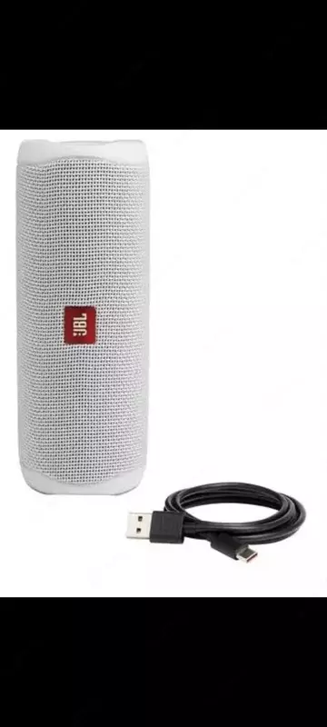 Портативная колонка JBL FLIP 5 Portable Wireless Speaker  мощность - 20Вт  цвет-белый  p/n: JBLFLIP5WHT