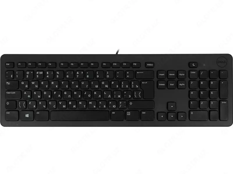  Клавиатура Dell Multimedia Keyboard-KB216 - Russian (QWERTY) - Black - 
