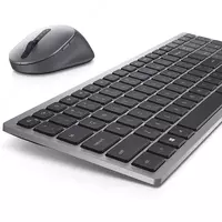 Комплект кл+мышь Dell Multi-Device Wireless Keyboard and Mouse - KM7120W - Russian (QWERTY) - 