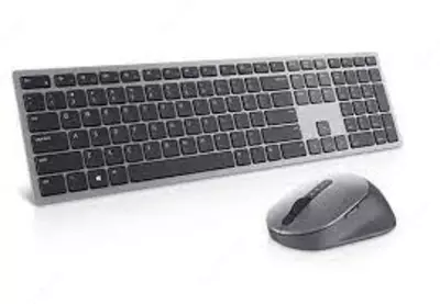 Комплект кл+мышь Dell Premier Multi-Device Wireless Keyboard and Mouse - KM7321W - Russian (QWERTY)