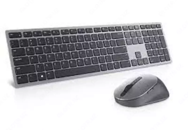 Комплект кл+мышь Dell Premier Multi-Device Wireless Keyboard and Mouse - KM7321W - Russian (QWERTY)