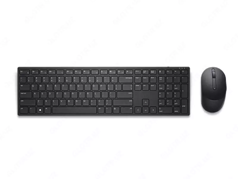 Комплект кл+мышь Dell Pro Wireless Keyboard and Mouse - KM5221W - Russian (QWERTY) (RTL BOX)
