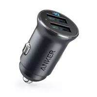 Автомобильное зарядное устройство Anker PowerDrive 2 Alloy Black(p/n A2727H12)
