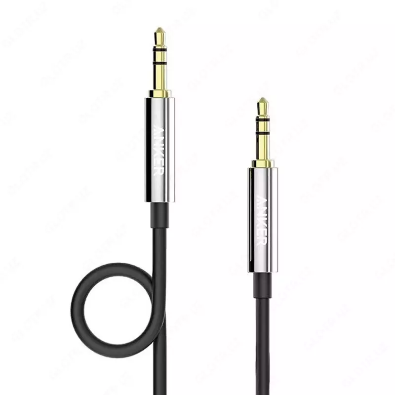 AUX кабель Anker 3.5mm Male to Male Audio Cable 4ft Black(p/n A7123H12)