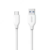 USB кабель Anker PowerLine USB-A to Micro USB (3ft) White(p/n A8132H21)