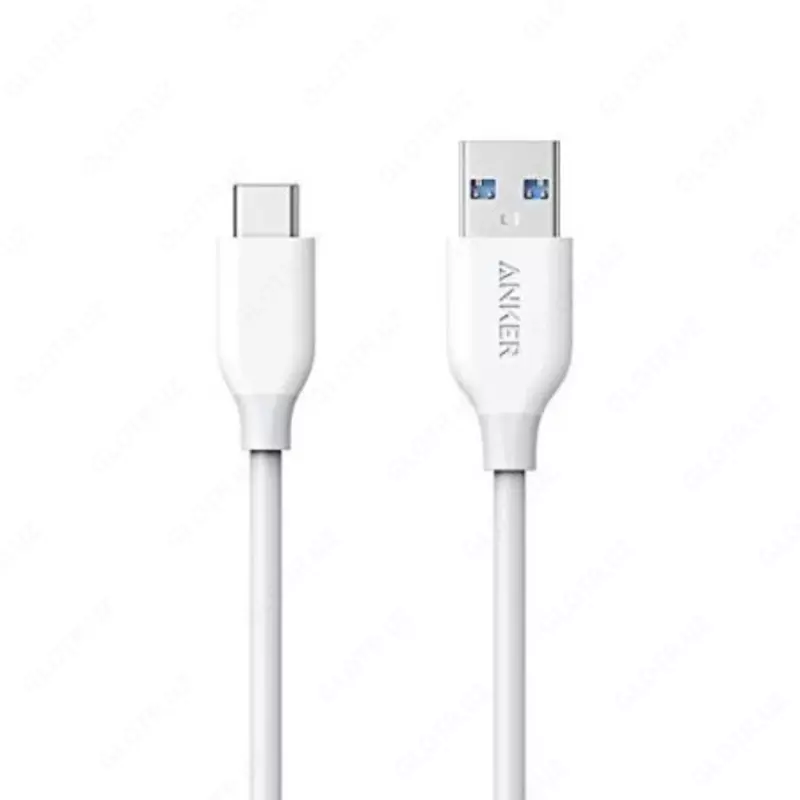  USB кабель Anker PowerLine USB-A to Micro USB (3ft) White(p/n A8132H21) - 