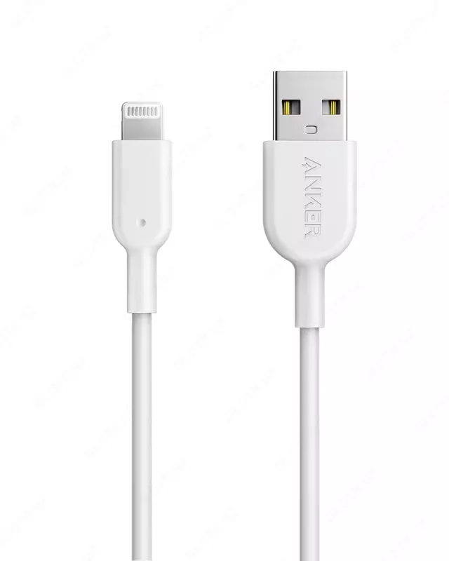 USB кабель Anker Powerline II with lightning connector 3ft C89 White (p/n A8432H22)