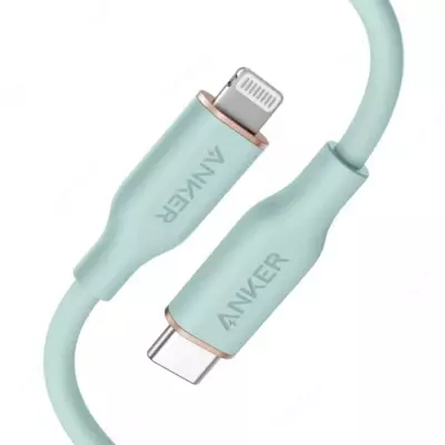  USB kabeli Anker PowerLine III Flow USB-C Lightning ulagichi bilan 3 fut pushti (p/n A8662H51) - 