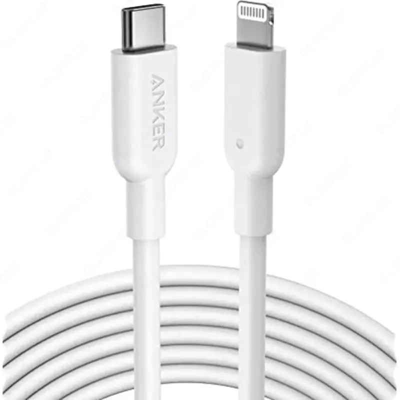 USB кабель Anker PowerLine III USB-C to Lightning 2.0 Cable 3ft White(p/n A8832H21)